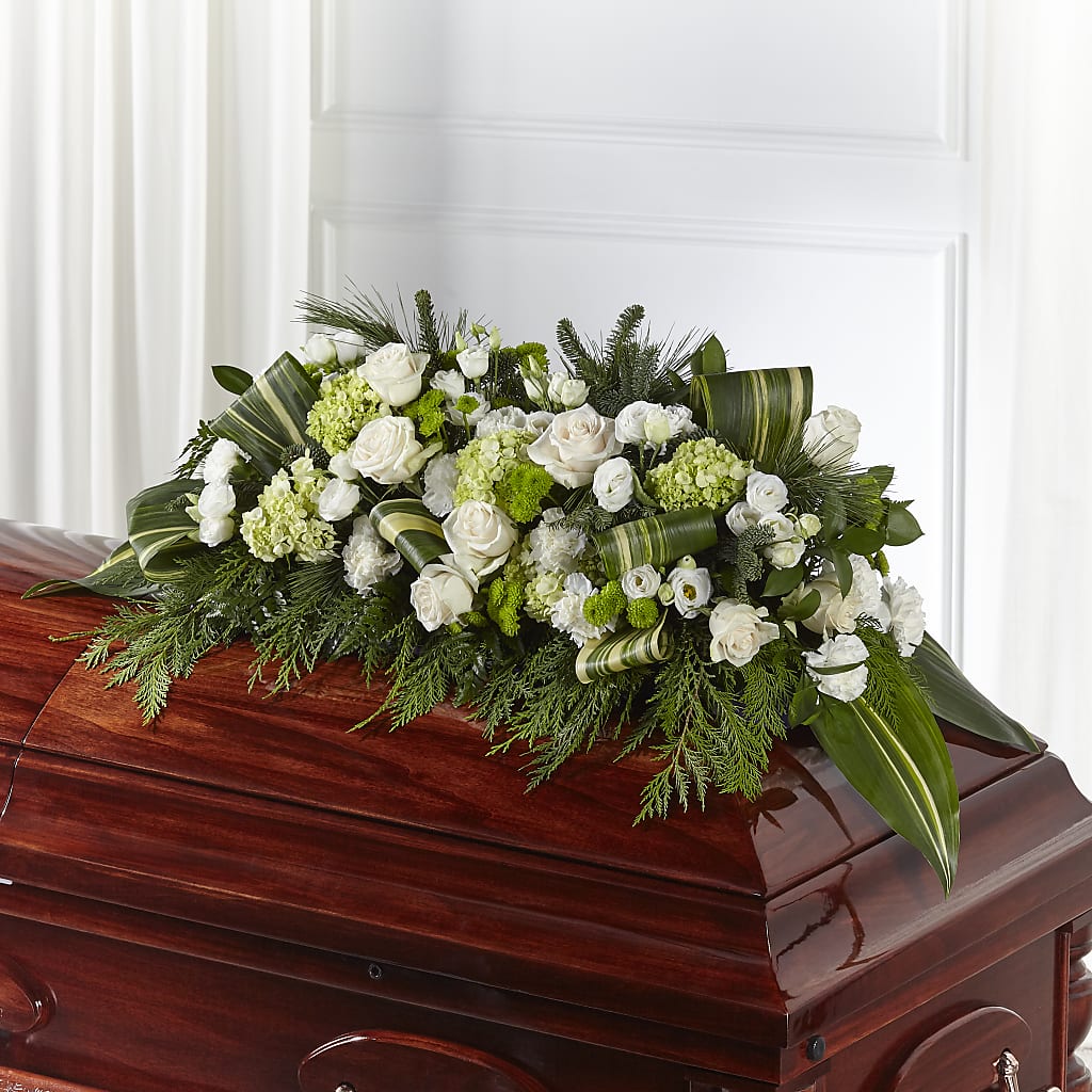 Hopeful Gesture Casket Spray – The Gift Factory Pinellas, Pinellas Park FL