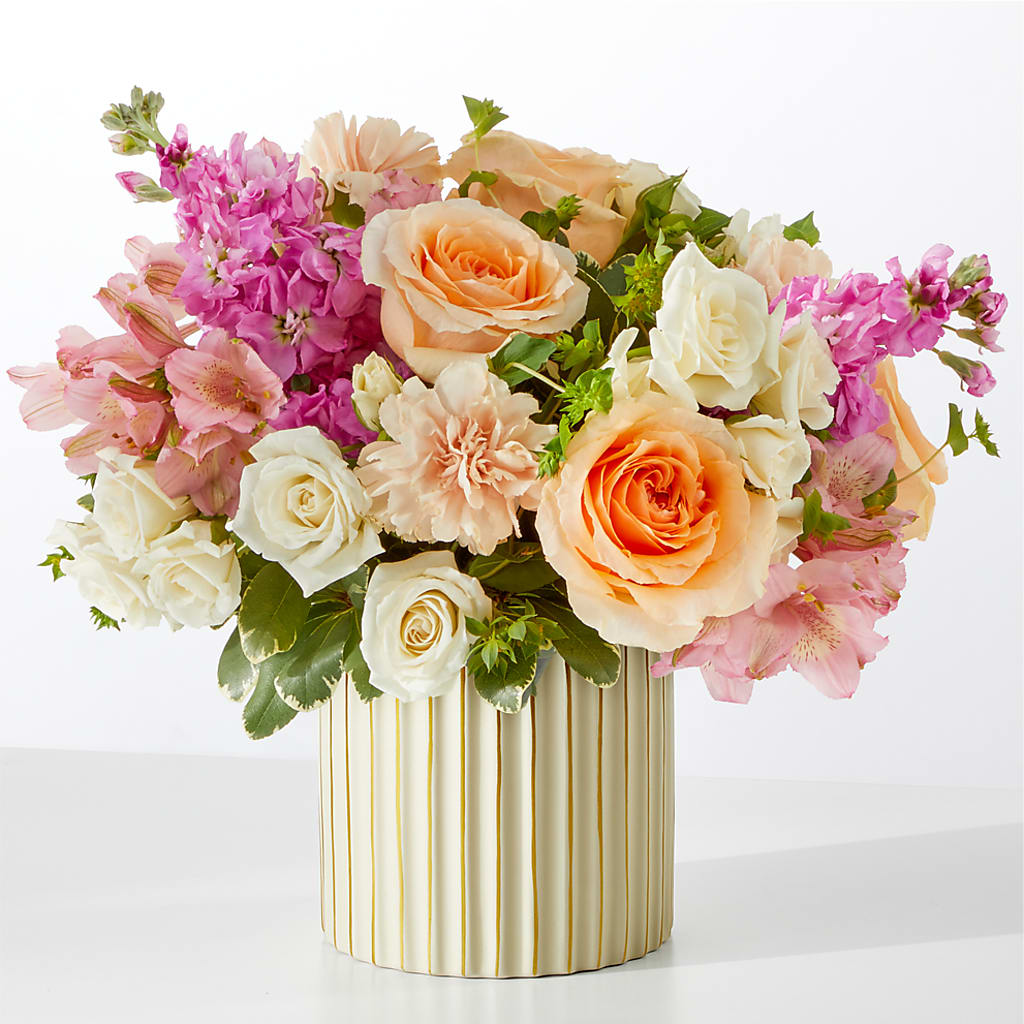 Paradise Bouquet with Ivory Vase – The Gift Factory Pinellas, Pinellas Park FL