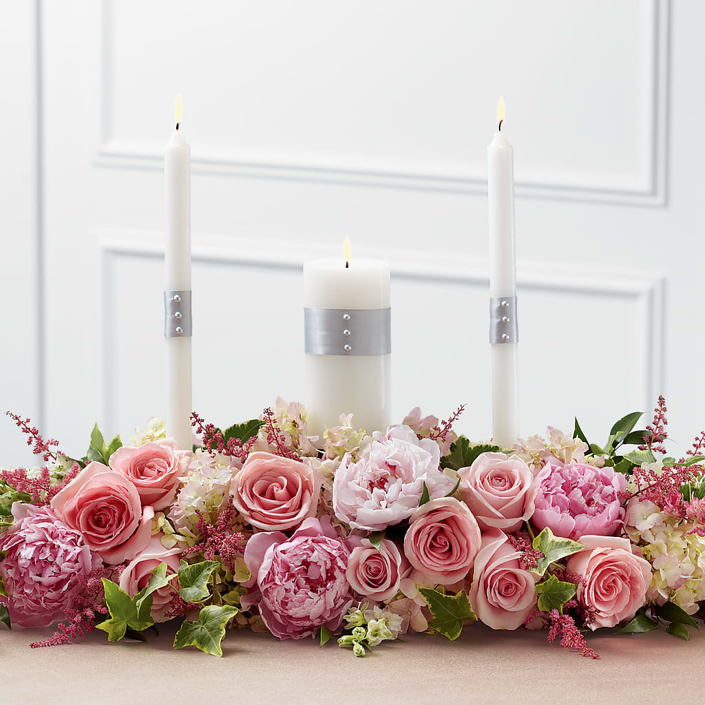 Worldwide Romance Unity Candle Arrangement – The Gift Factory Pinellas, Pinellas Park FL