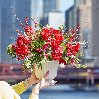 Big Red Bow Bouquet –  The Gift Factory Pinellas, Pinellas Park FL