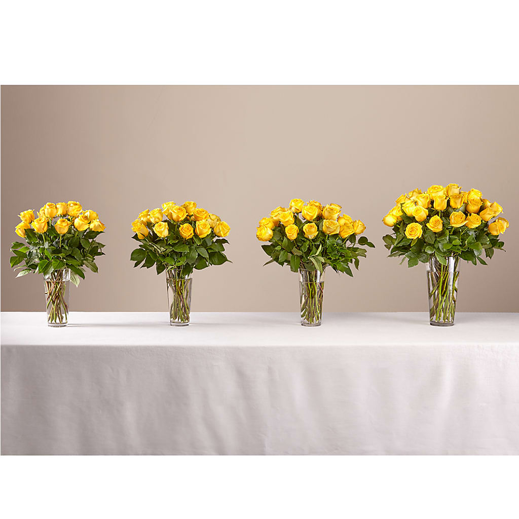 Long Stem Yellow Rose Bouquet –  The Gift Factory Pinellas, Pinellas Park FL