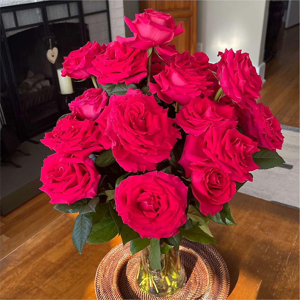 Long Stem Pink Rose Bouquet –  The Gift Factory Pinellas, Pinellas Park FL
