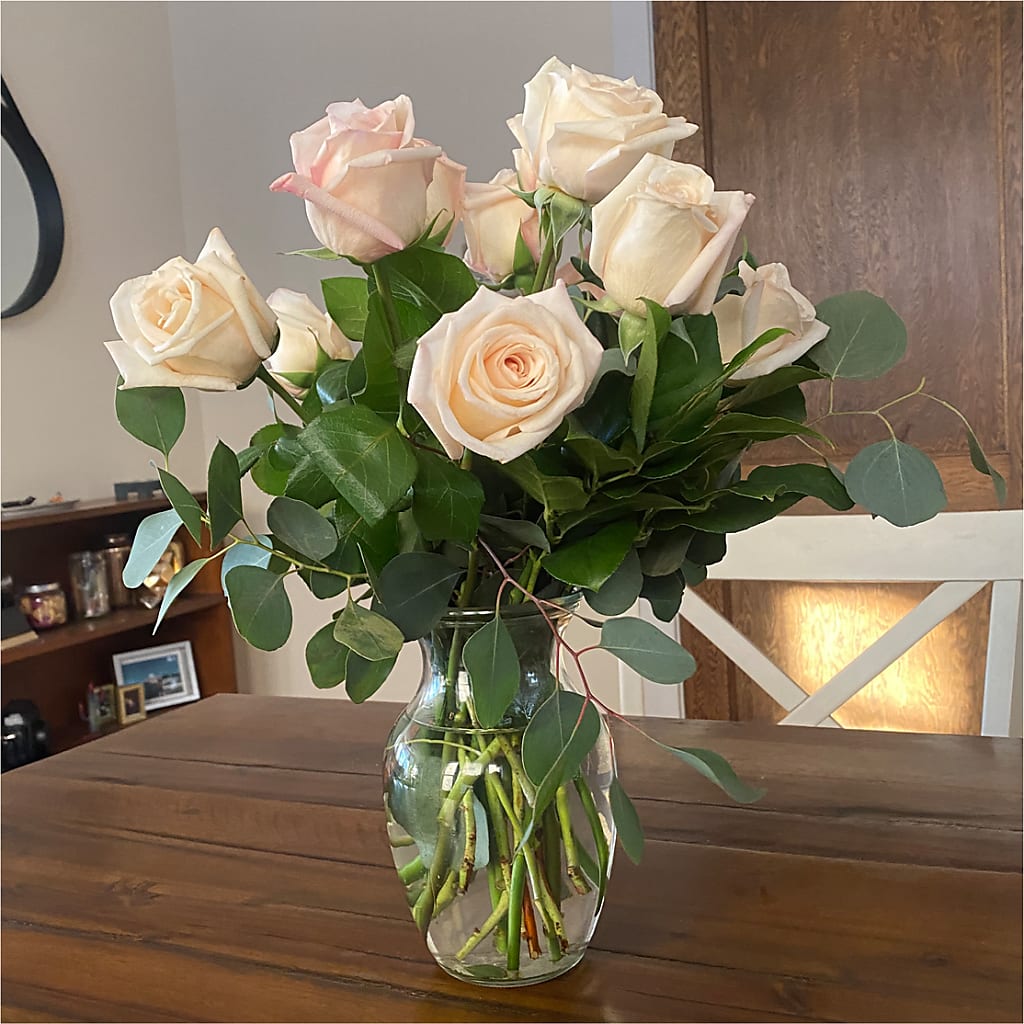 Long Stem Pink Rose Bouquet –  The Gift Factory Pinellas, Pinellas Park FL