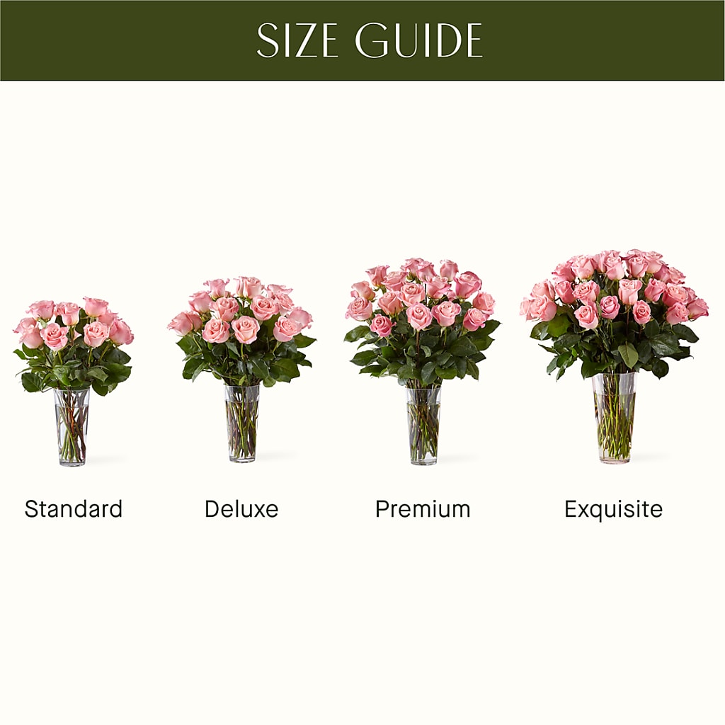 Long Stem Pink Rose Bouquet –  The Gift Factory Pinellas, Pinellas Park FL