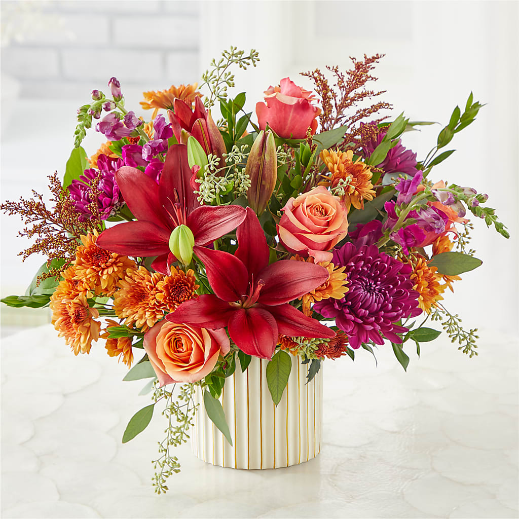 Burgundy Landscape Bouquet –  The Gift Factory Pinellas, Pinellas Park FL