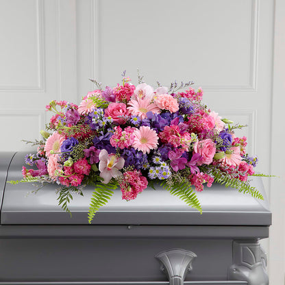 Glorious Garden Casket Spray –  The Gift Factory Pinellas, Pinellas Park FL