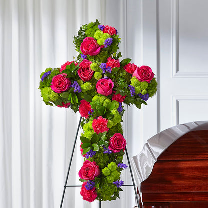 Tribute Rose Floral Cross –  The Gift Factory Pinellas, Pinellas Park FL