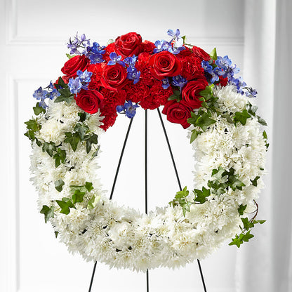 Patriotic Passion Wreath –  The Gift Factory Pinellas, Pinellas Park FL
