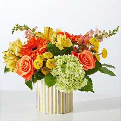 Autumn Sunshine Bouquet with Ivory Vase –  The Gift Factory Pinellas, Pinellas Park FL